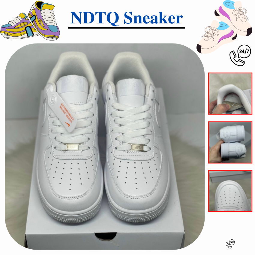 Giày af1 trắng siêu cấp .giày sneaker nam nữ af1t043
