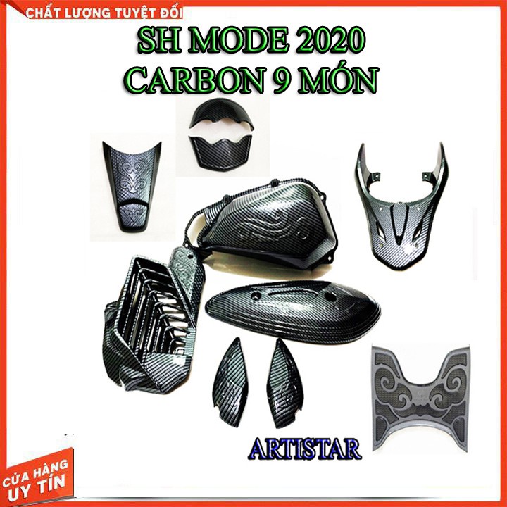 Bộ carbon sh mode 2020 - 2021 artistar gồm 9 món