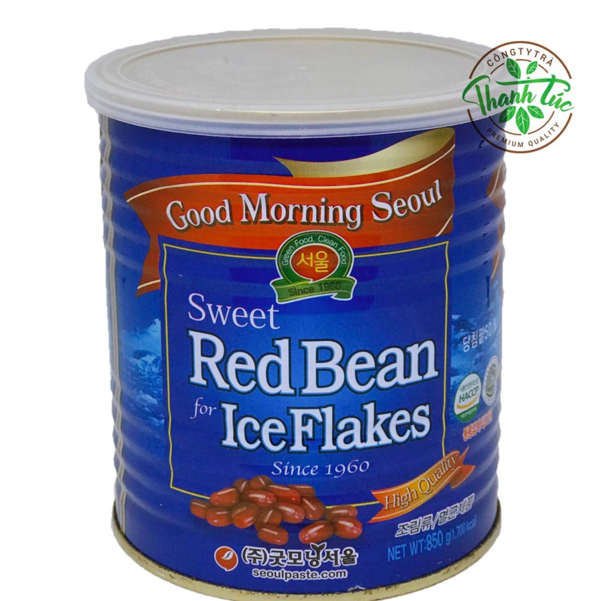 Đậu đỏ hàn quốc good morning seoul lon 850g