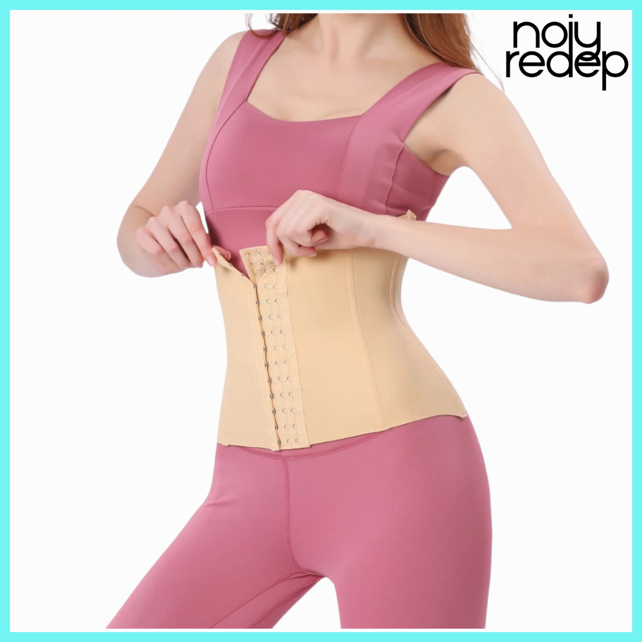 Đai gen Nịt Bụng Latex sline 4 Xương 13 móc noiyredep G888