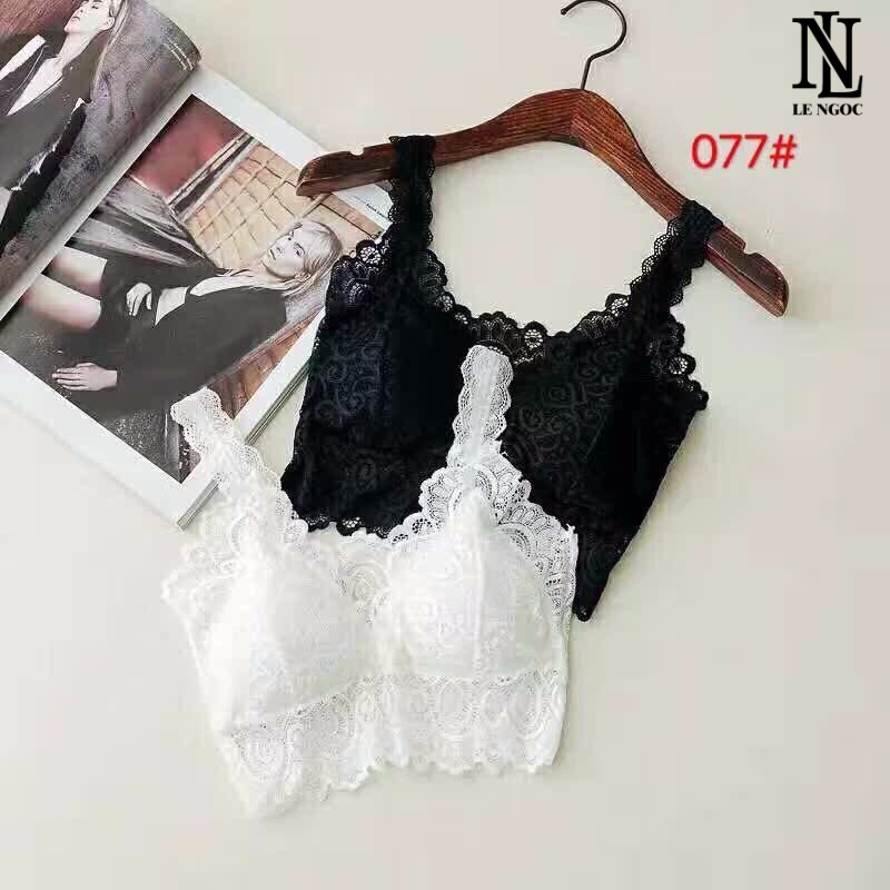 Áo bra ren dây mẫu mới 077, áo bra 2 dạng croptop sexy NL101