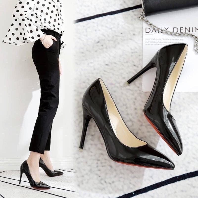Giày cao gót bít mũi 7 p, vnxk cao cấp, chuẩn size 34-40