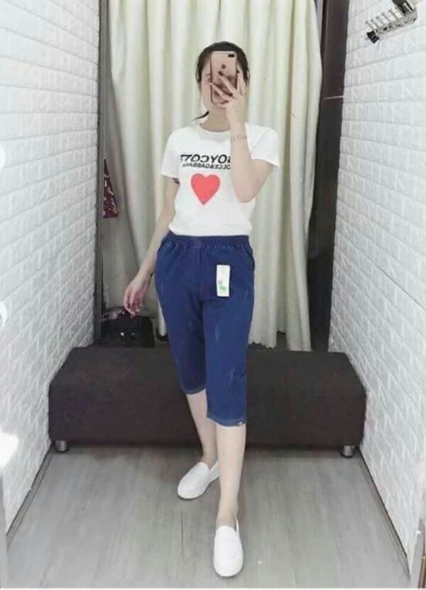 Quần ngố bò giấy nữ chất cực tốt - ngố bò nữ giấy 110