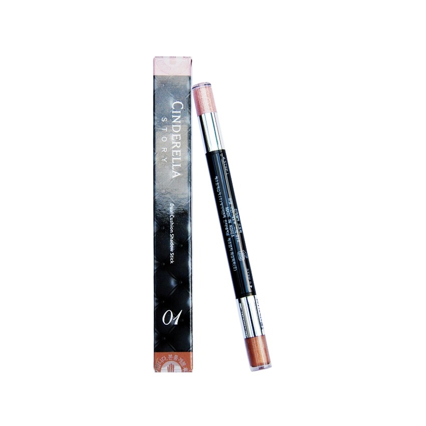 Phấn mắt hai đầu dạng vặn Cinderella story Dual Cushion shadow stick 8g