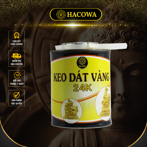 Keo 24K dát vàng siêu bóng dùng trên chất liệu kim loại, đồng, gỗ, thủy tinh, đá.. sản phẩm hoàn thiện bóng, chắc như xi mạ