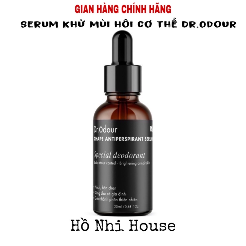 Serum khử mùi cơ thể dr. odour .