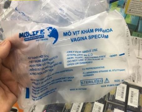 Mỏ vịt nhựa khám phụ khoa medlife