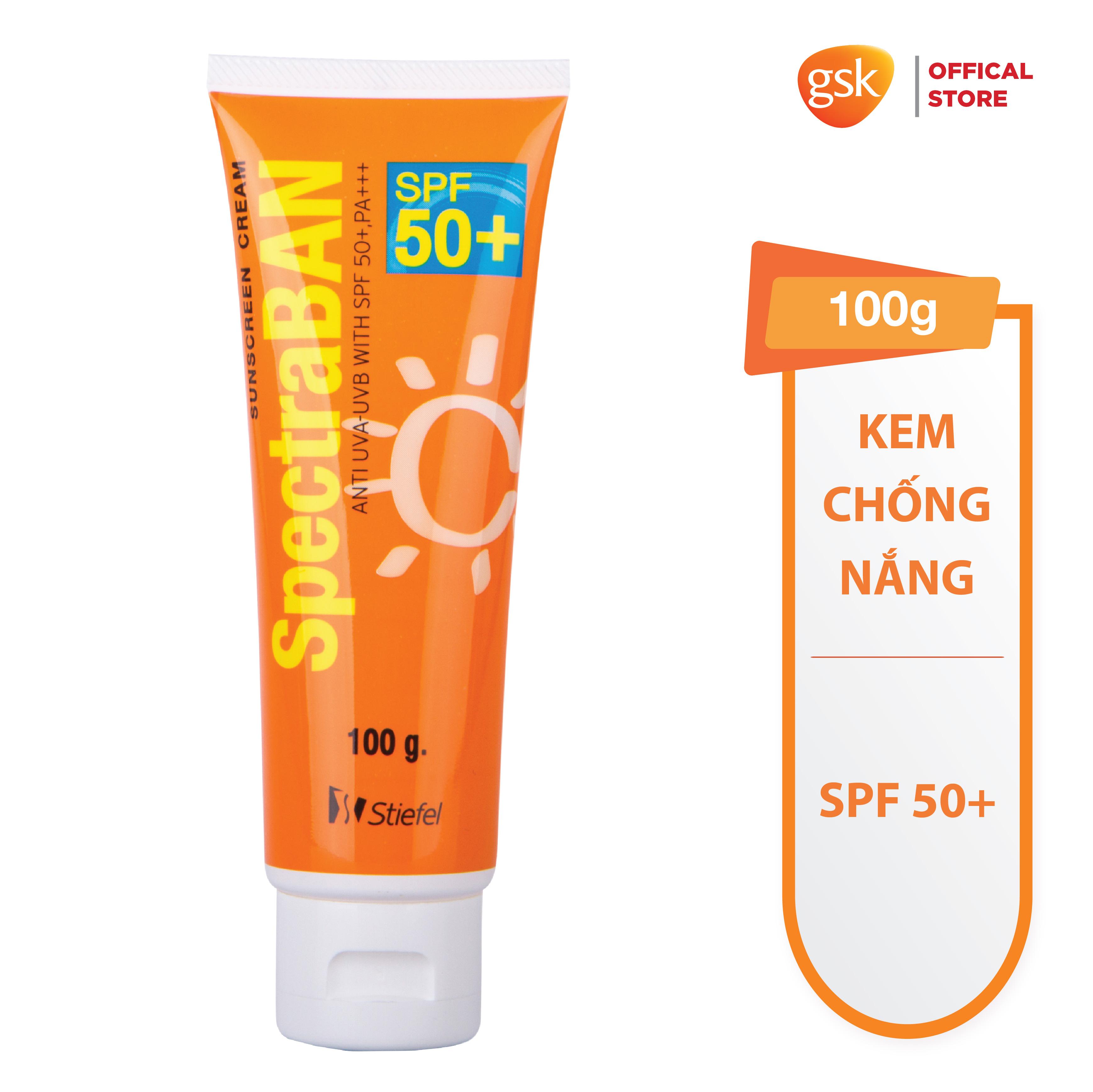 Kem chống nắng dành cho mặt và body spectraban spf 50+ 100g