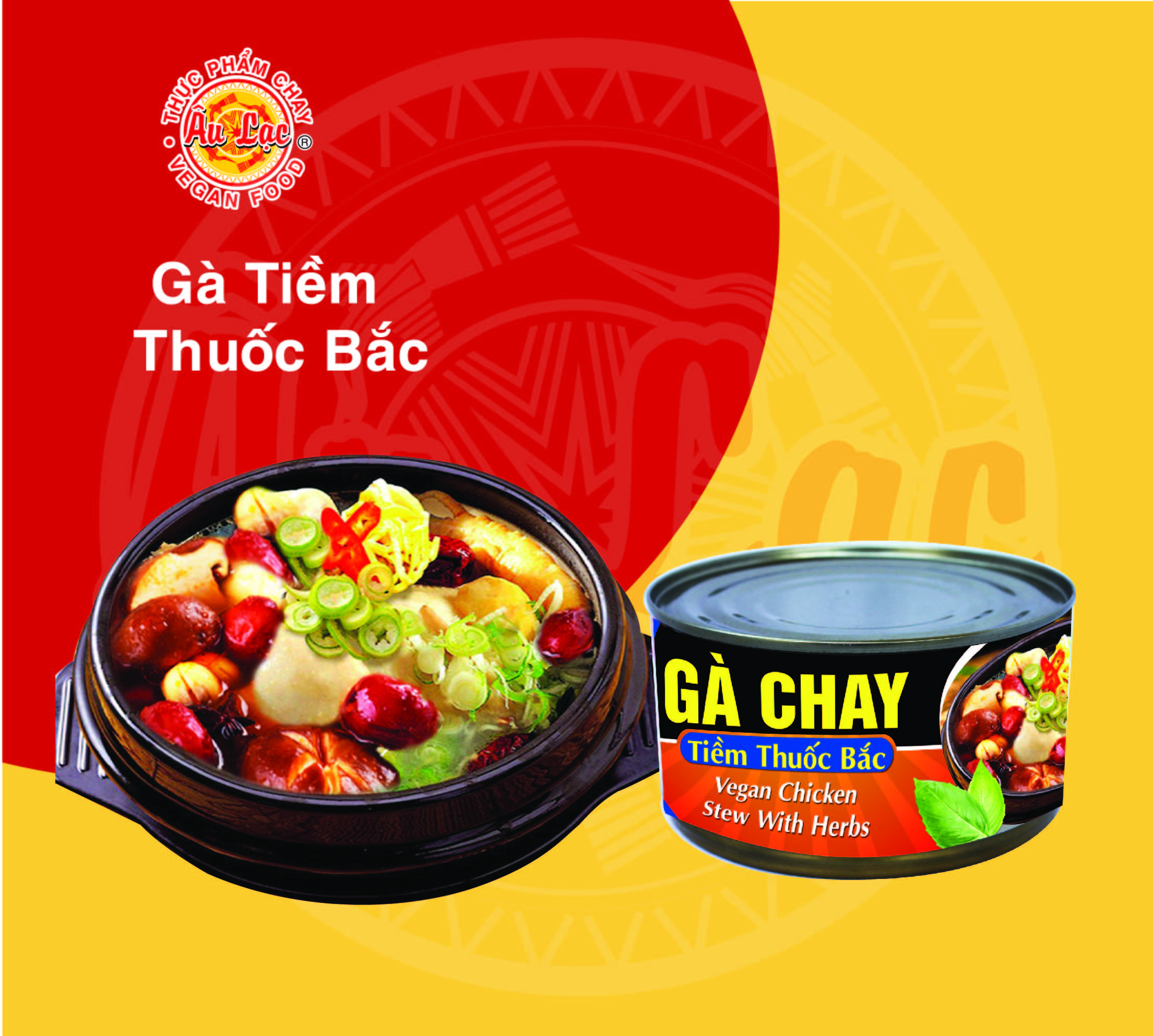 Gà chay tiềm thuốᴄ bắc âu lạc 360g