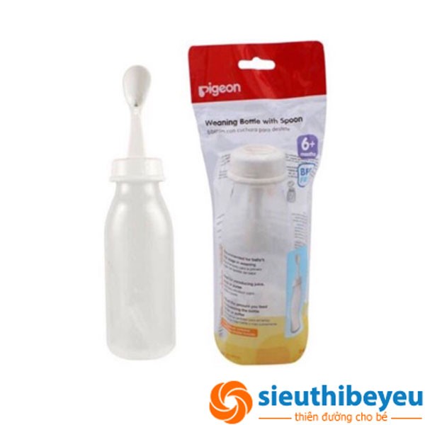 Bình thìa ăn dặm pigeon 120-240ml - ddb-dc-03