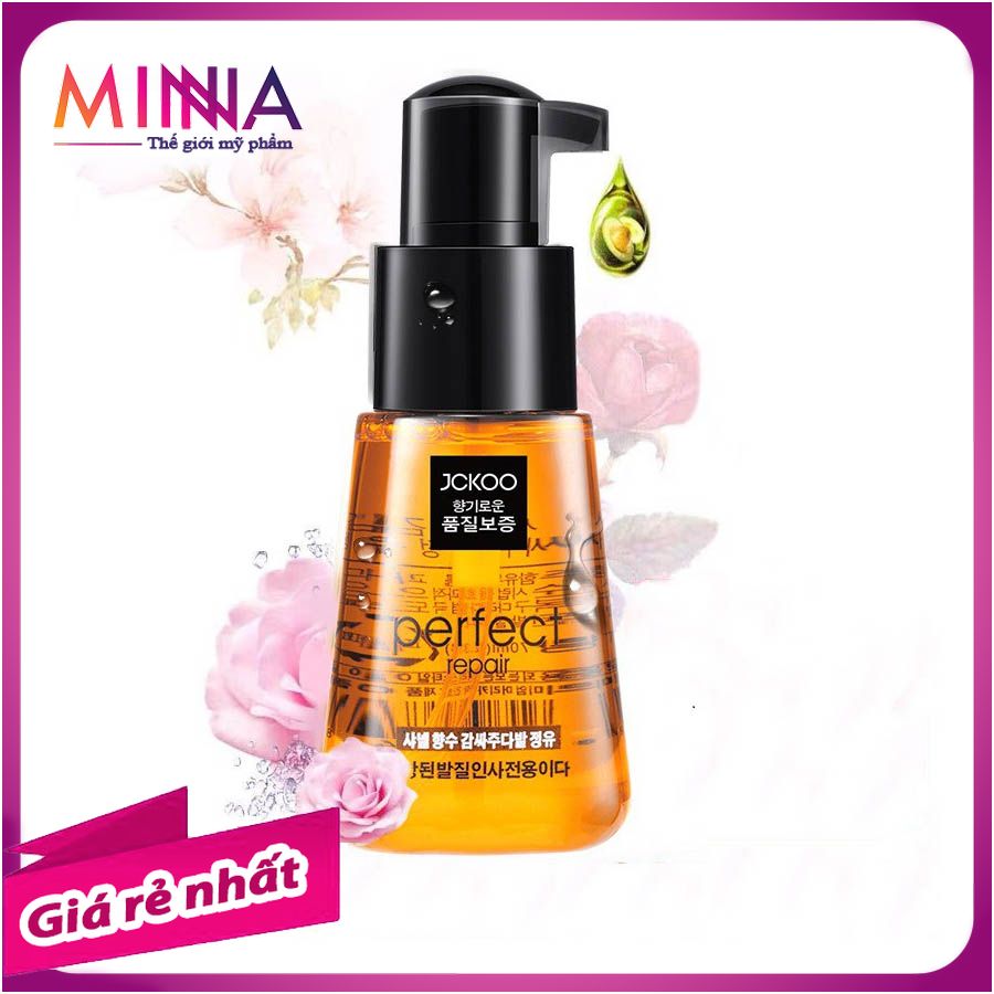 Tinh Dầu Dưỡng Tóc Siêu Mềm Mượt, Phục Hồi Hư Tổn JCKOO Perfect Repair Hair Serum Dung Tích 70ML