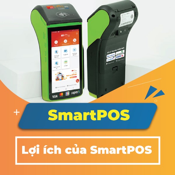 Máy Smart POS quẹt mọi loại thẻ, in hóa đơn tiếp, order
