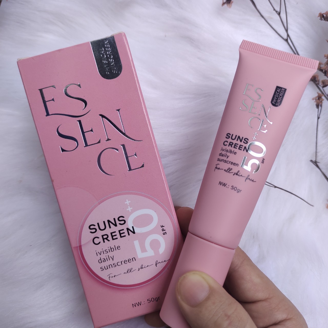 Kem Chống Nắng Dưỡng Da Dưỡng Trắng, Nâng tone Tạo Lớp Make Up Nhẹ