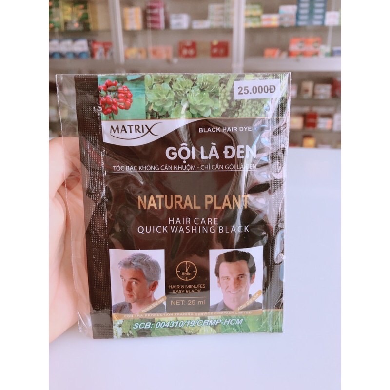 Gội là đen Gội là nâu Matrix H/10gói