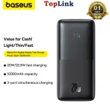 Pin Sạc Dự Phòng 20w PD cho I-Phone 10.000mah Baseus Bipow Pro Output 2U+C Có PD/QC/FCP/AFC Tương Thích Rộng Nhỏ Ngọn
