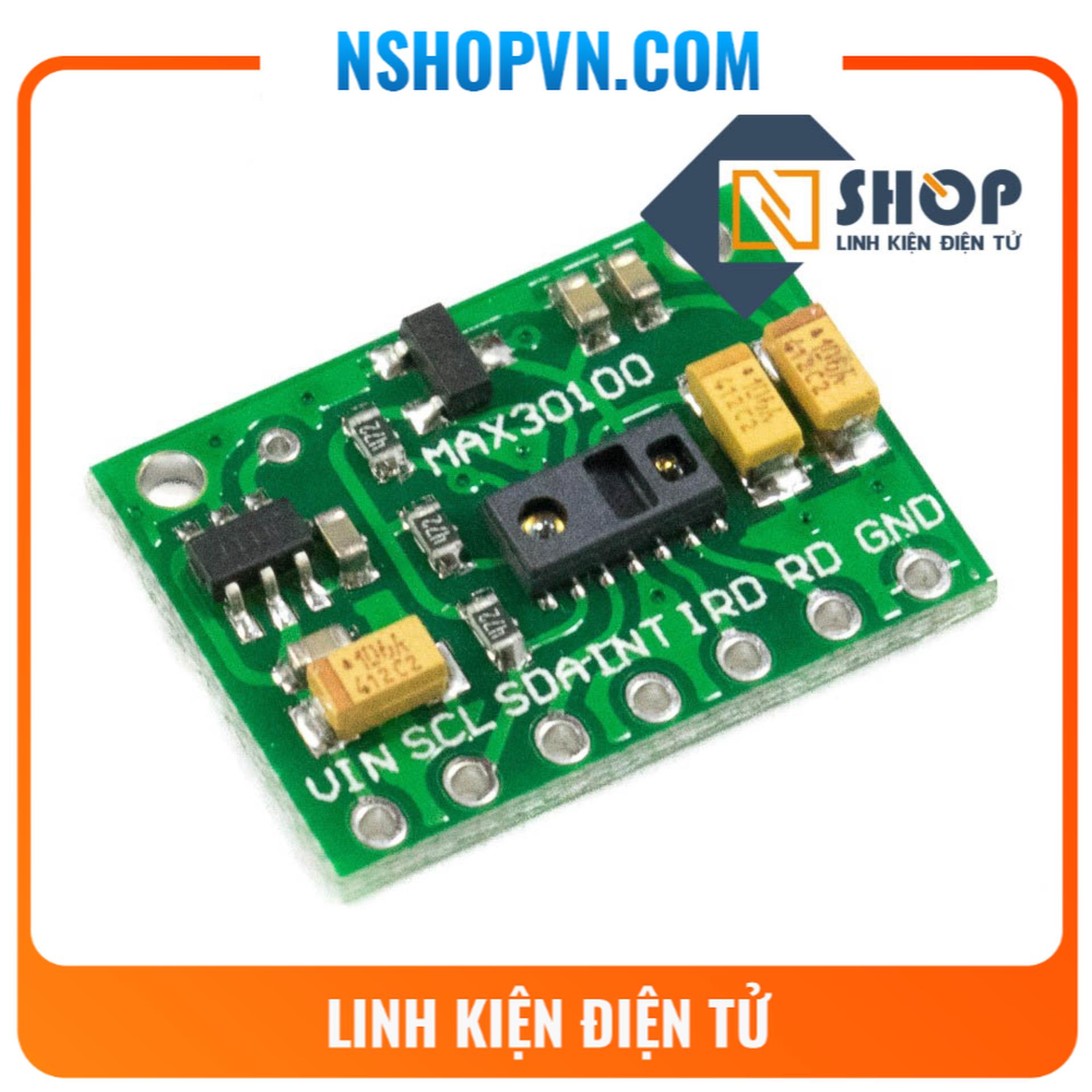Cảm Biến Nhịp Tim Và Oxy Trong Máu MAX30100 chất liệu mắt đo chuyên biệt từ chính hãng Maxim cho độ chính xác và độ bền cao