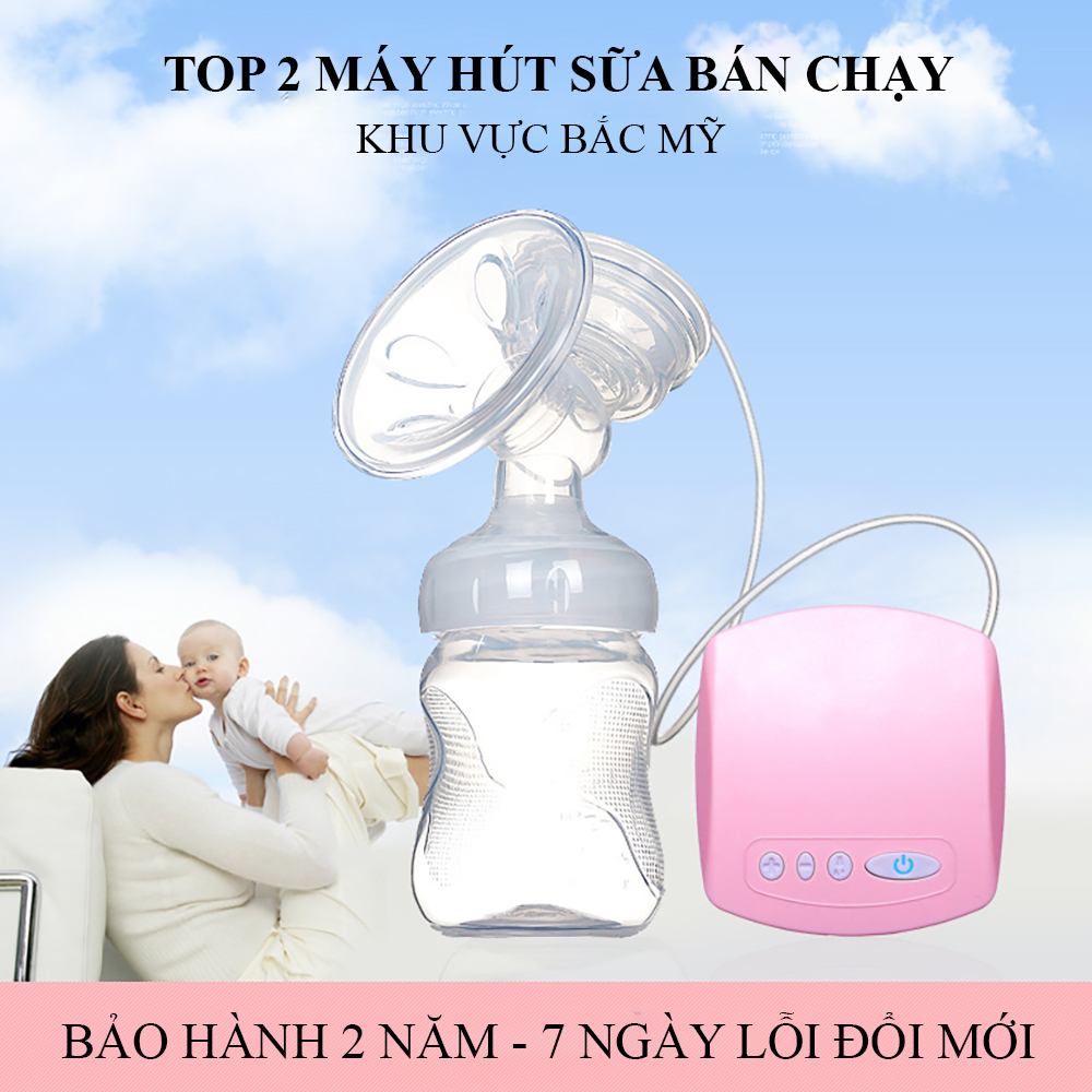 Máy Hút Sữa Điện Đơn, Hút Êm ái như Em bé bú, Thiết Kế Thông Minh Tiện Dụng, Tháo Lắp Đơn Giản , Chất liệu nhựa PP An toàn cho bé