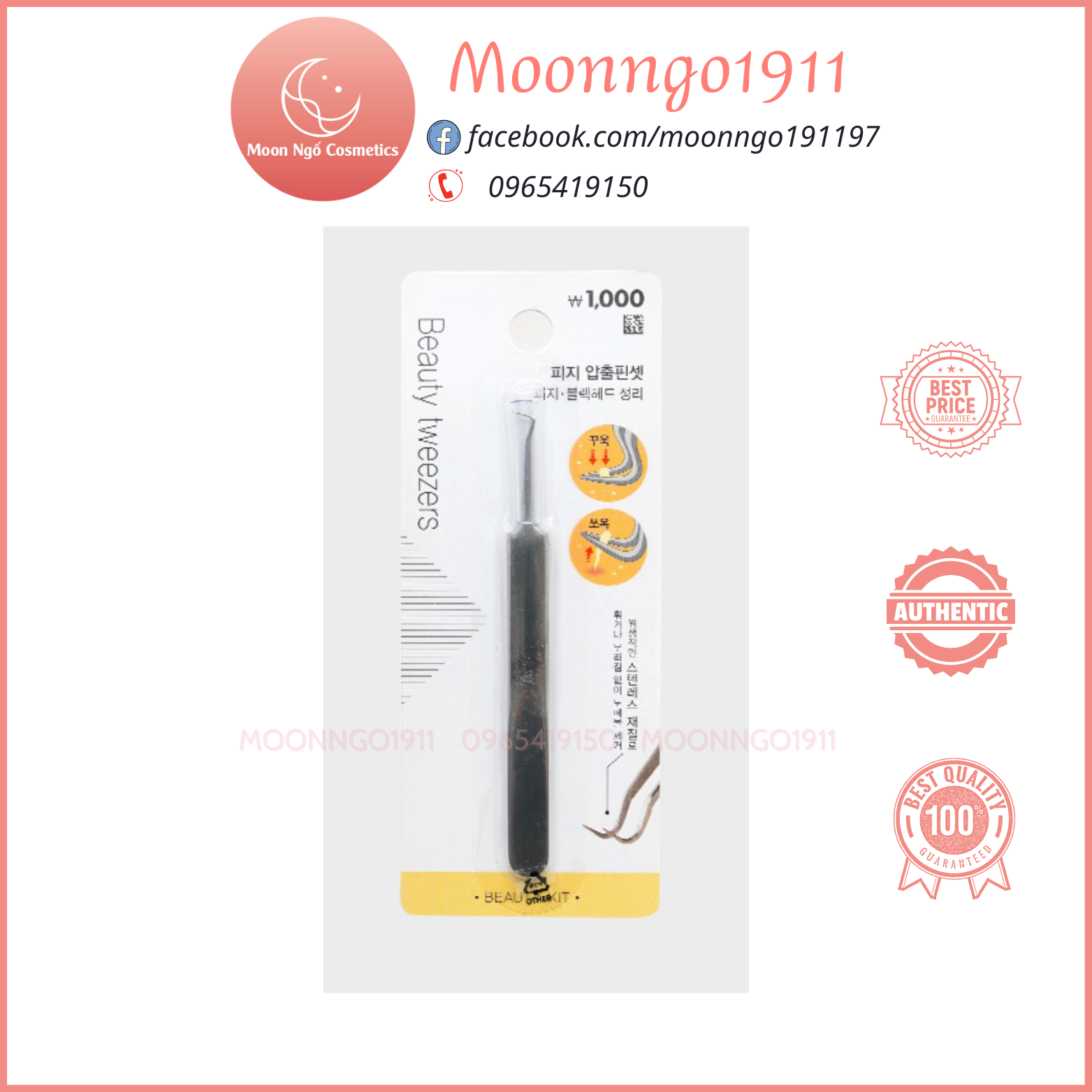 Nhíp gắp mụn daiso hàn quốc