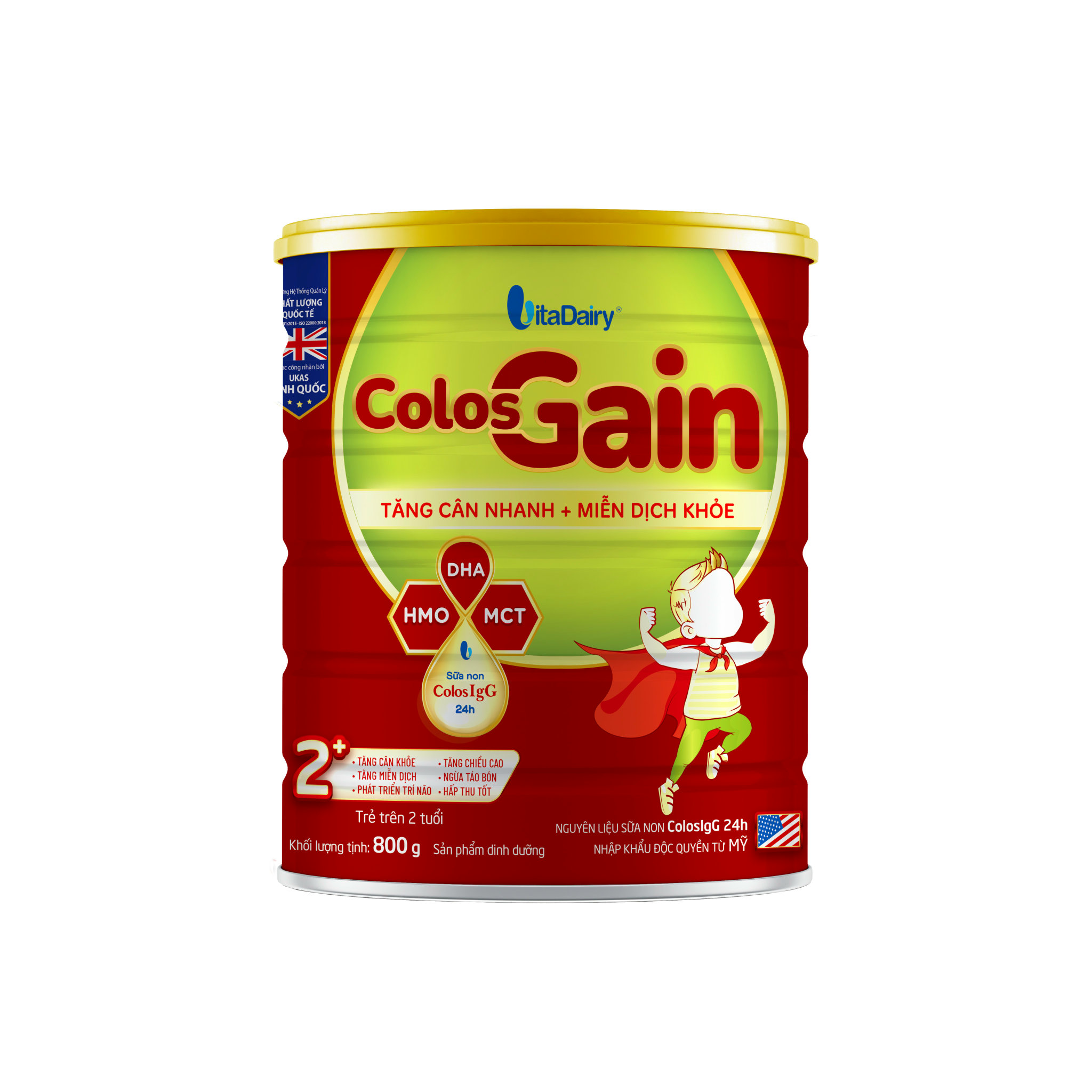 Sữa bột colosgain 800g tăng cân nhanh miễn dịch khỏe