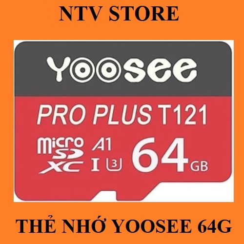 Thẻ nhớ MicroSDHC YooSee 32/64G chuyên dùng cho Camera