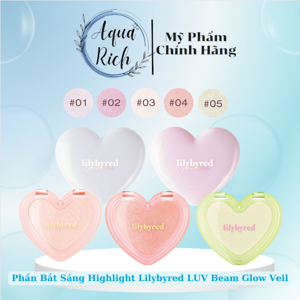 Phấn Bắt Sáng Highlight Lilybyred LUV Beam Glow Veil [01 - 02 - 03 - 04 - 05]