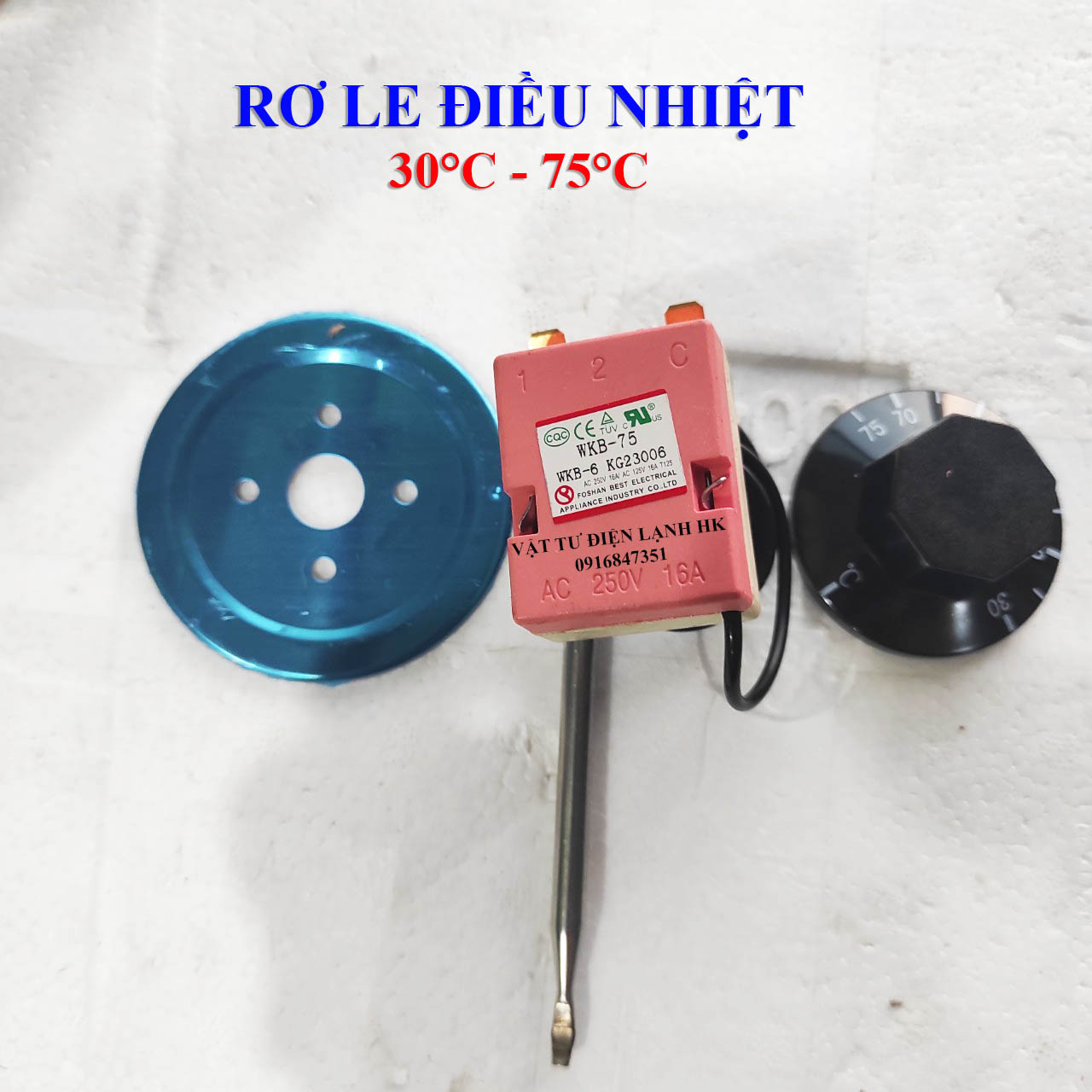 Bộ rơ le điều khiển nhiệt bình nóng lạnh PICENZA Hồng Role Relay BNL Pi