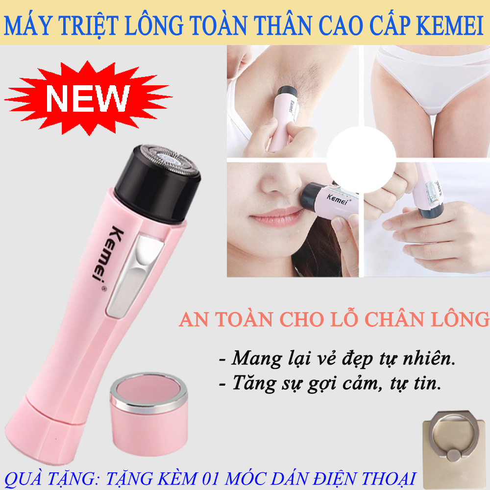 Máy Cạo Lông Nách Kemei, Máy Cạo Lông Toàn Thân, Máy Triệt Lông. Máy triệt lông VISSION mới thiết kế nhỏ gọn an toàn không sử dụng lưỡi dao, cạo lông 1 cách triệt để, an toàn.GIẢM GIÁ SỐC!!