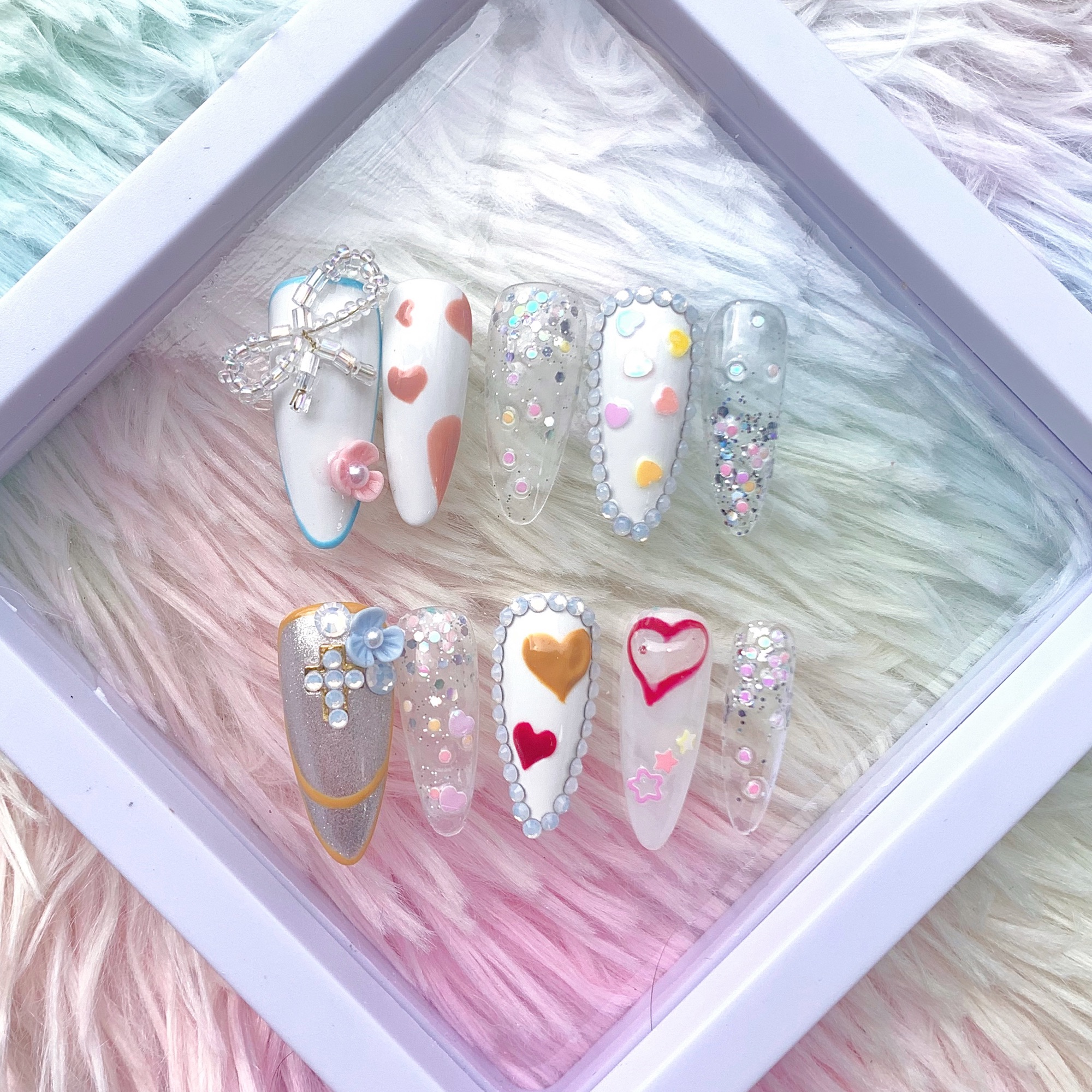 Móng úp thiết kế vẽ cute