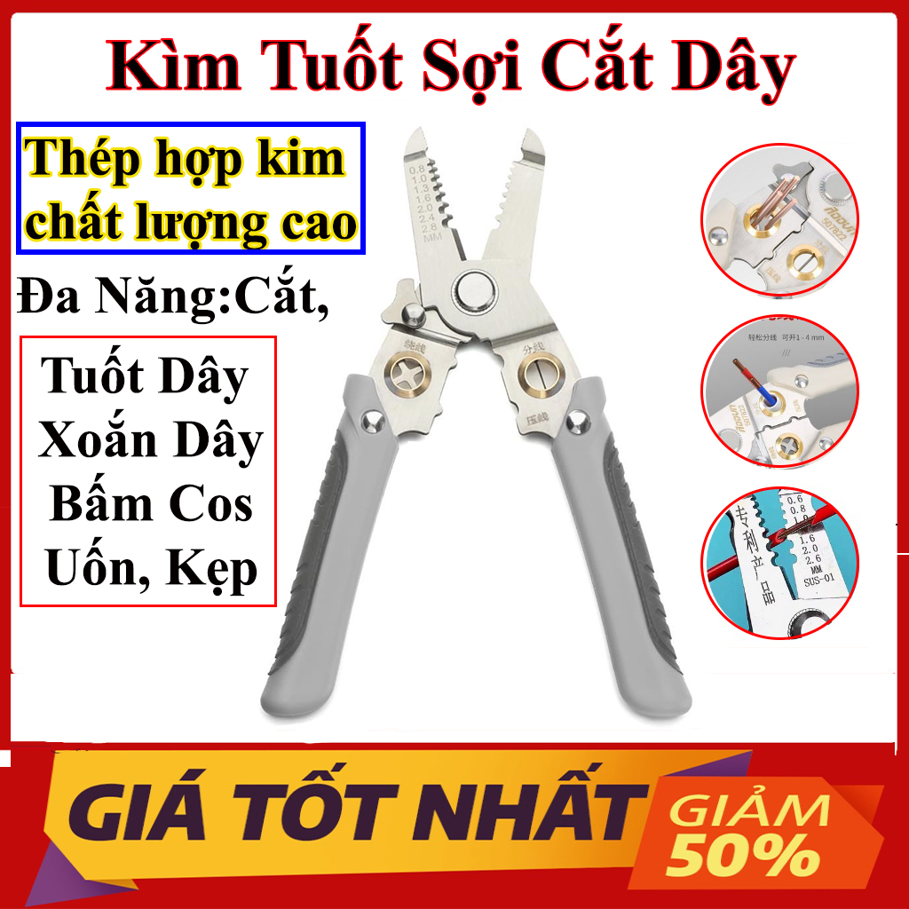 Kìm đa năng,kìm thợ điện,kìm cắt dây đa năng,kềm tuốt dây điện, dụng cụ cắt kẹp uốn.