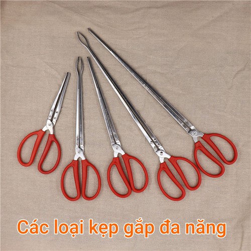 Kẹp đa năng bắt lươn , rắn, bắt hải sản chống trơn trượt không gỉ cao cấp