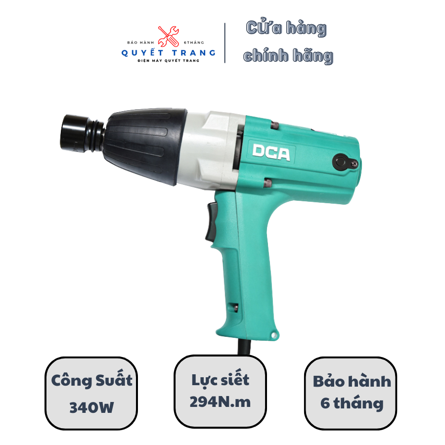 Máy Siết Bulong Điện DCA  APB20C Bắn Ốc Chạy Điện Công Suất 340W Có Chỉnh Tốc Độ Chính Hãng 