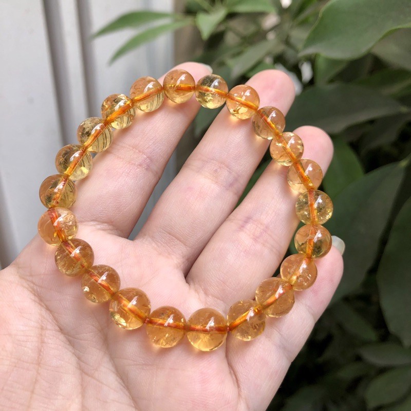 Vòng tay Citrine đậm