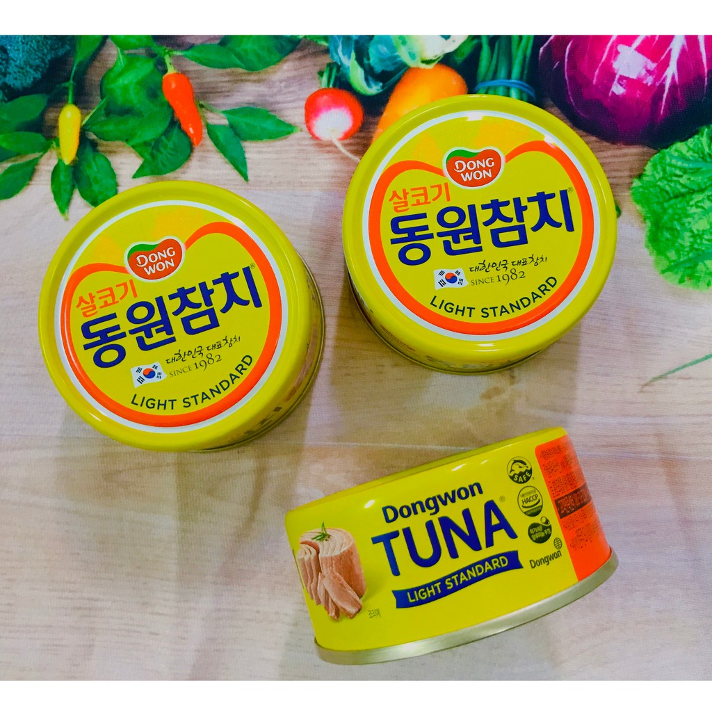 Cá ngừ dongwoo Hàn Quốc hộp 100g