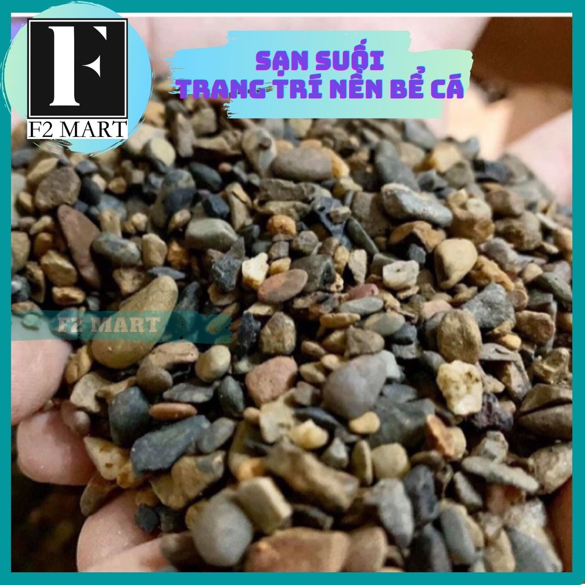Sỏi sạn suối 500gr - trải nền trang trí bể cá, bể thủy sinh