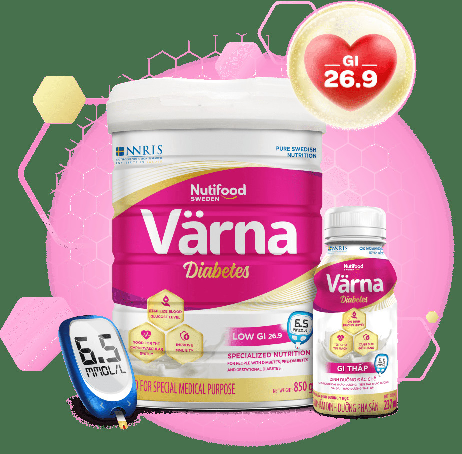 Sữa Bột Nutifood Varna Diabetes 850G