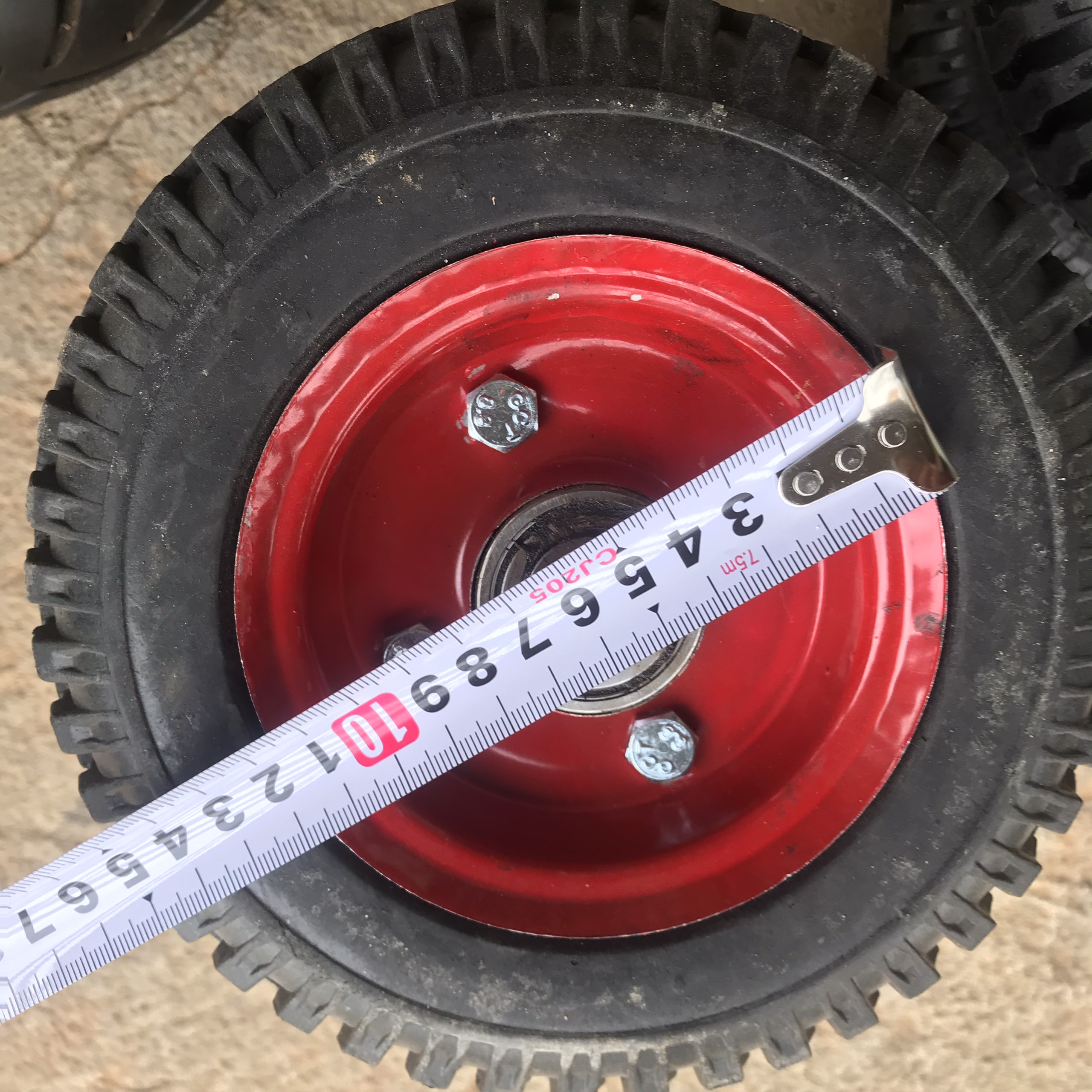 Bánh xe đẩy hàng đường kính 20cm (có bạc đạn)- bánh 2.50-4 Hàng chất lượng giá tốt