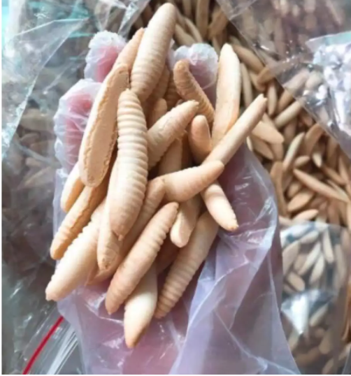 [Hũ 300g] Bánh con sâu vị cốt dừa - đồ ăn vặt Cô Ba