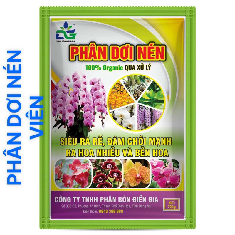 Phân dơi nén đã qua xử lý điền gia