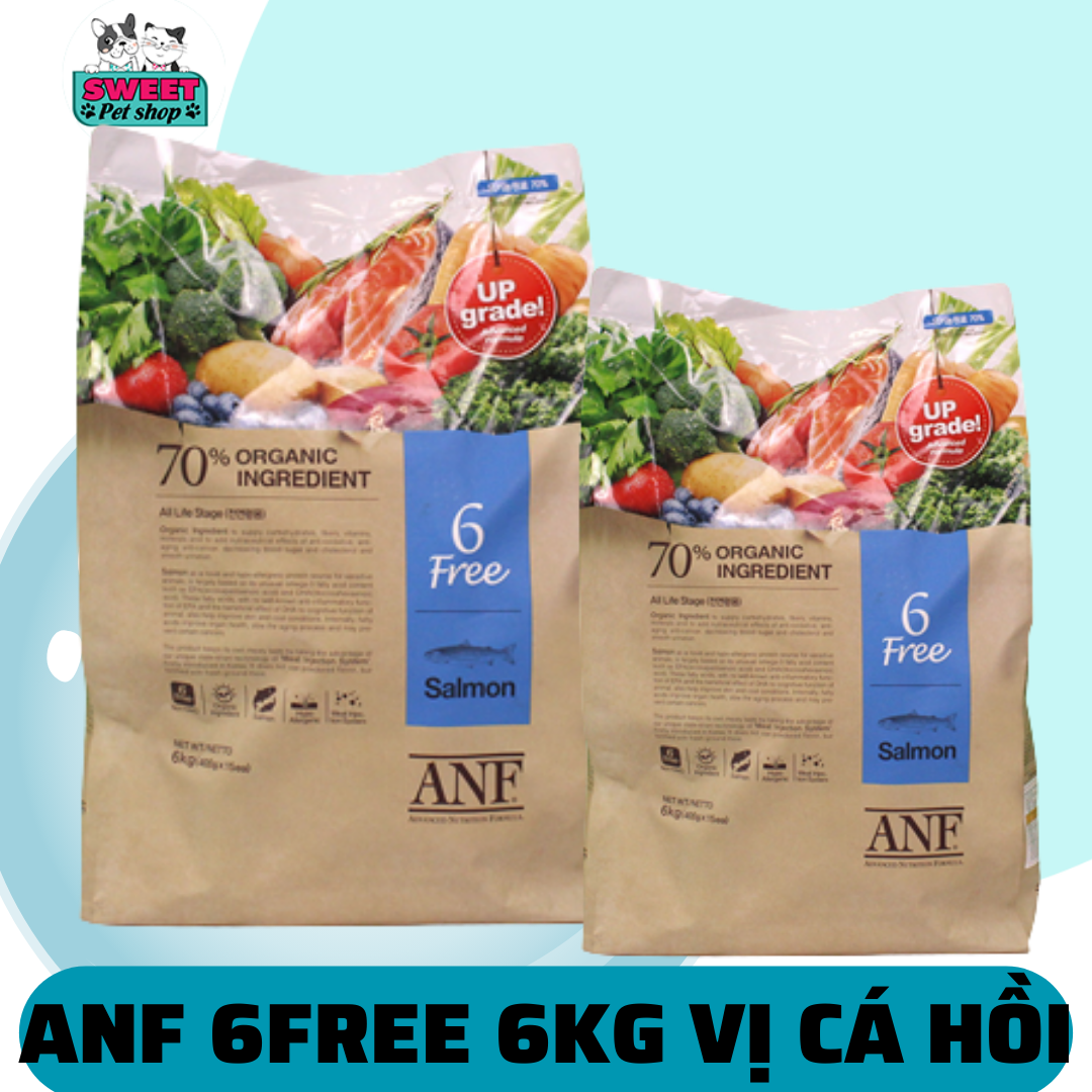 THỨC ĂN DÀNH CHO CHÓ ANF VỊ CÁ HỒI 6KG