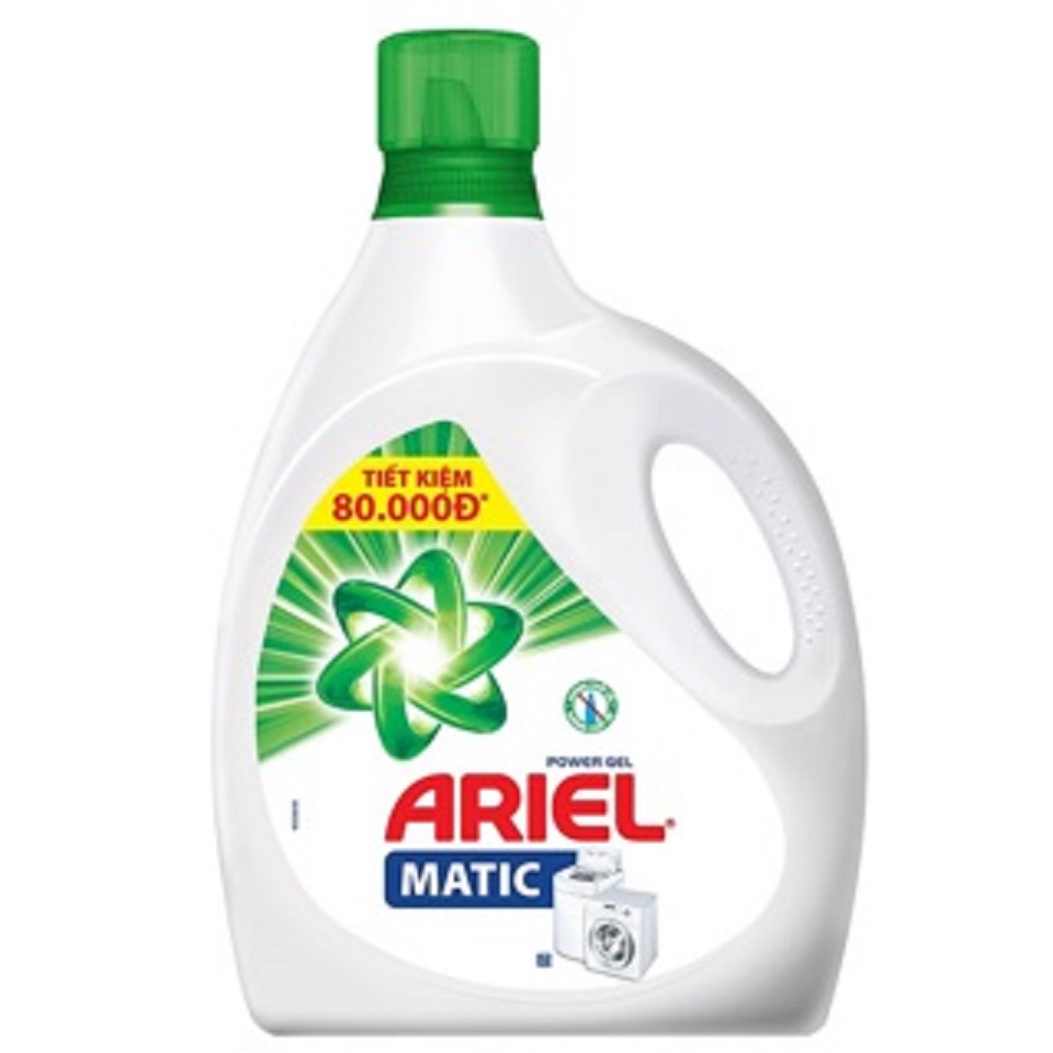 Nước giặt ariel đậm đặc dạng chai 3.8kg