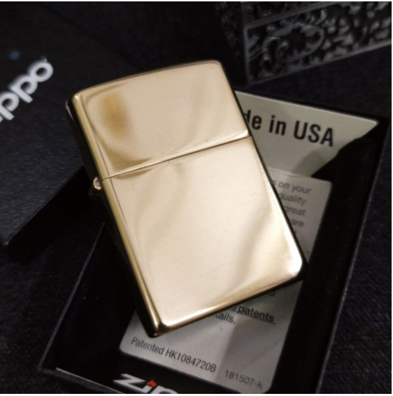 Bật lửa Zippo Đồng Nguyên Khối mẫu trơn