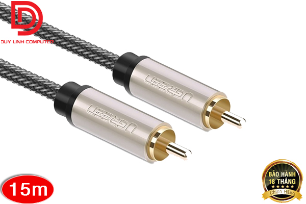 Cáp âm thanh số coaxial 15m ugreen av133 ug-20744 cao cấp