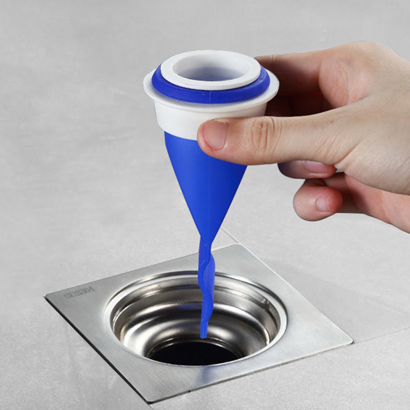 Nút bịt cống, ngăn mùi, thoát nước silicone -Ống chặn mùi hôi cống - bộ nắp phễu thoát sàn chống trào ngược ngăn côn trùng khử mùi đường thoát nước