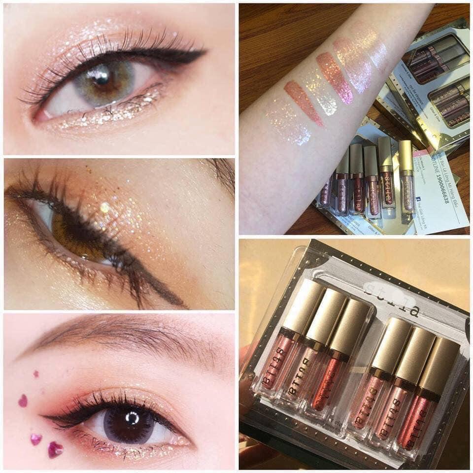 Set Nhũ Mắt Stila 6 cây 6 màu đẹp
