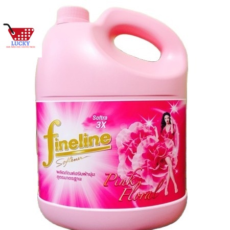 [HCM]NƯỚC XẢ VẢI FINELINE 3500ML - Chính hãng Thái Lan- Màu Hồng