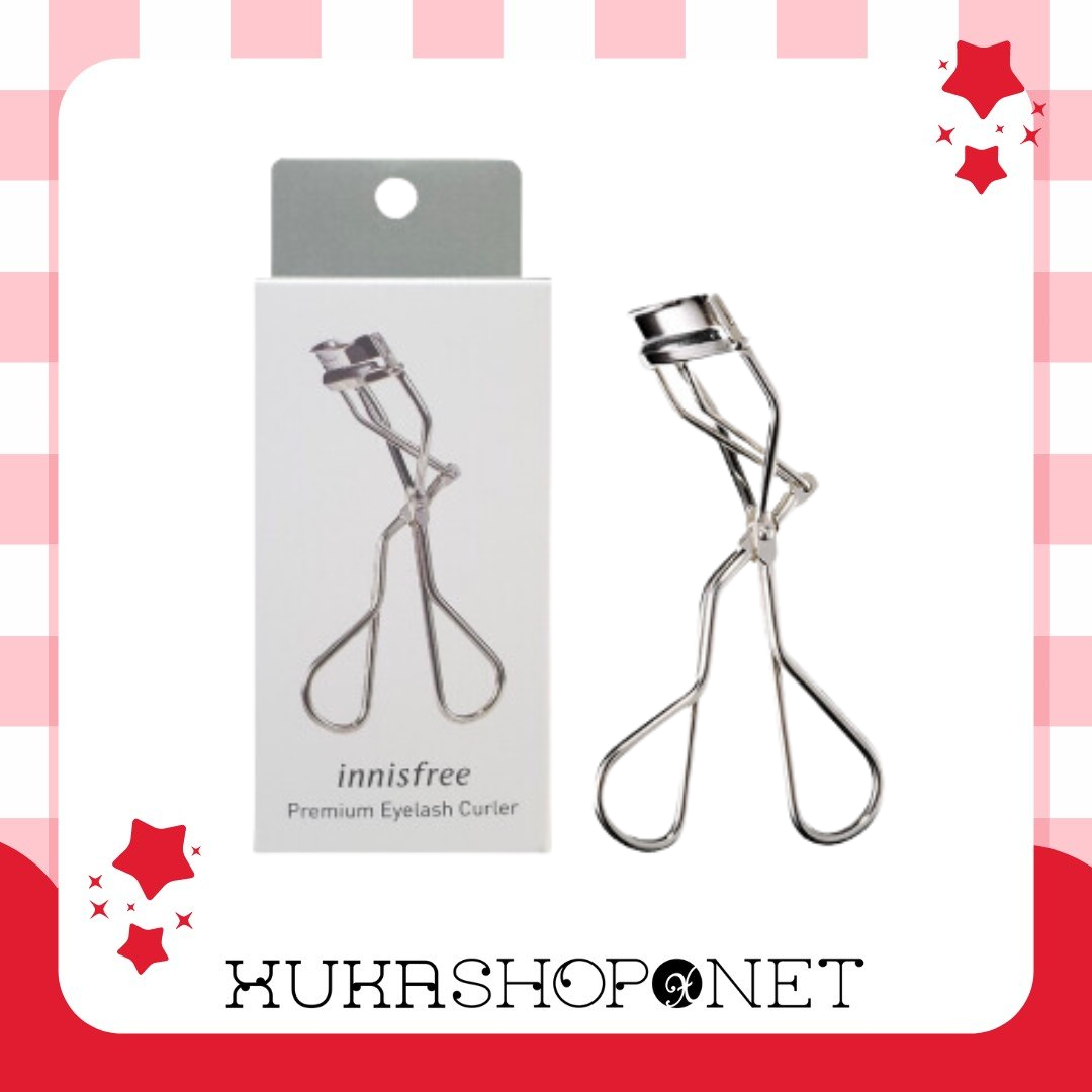Kẹp Bấm Mi Innisfree Premium Eyelash Curler cung bấm nhẹ nhàng, cong nhanh chóng