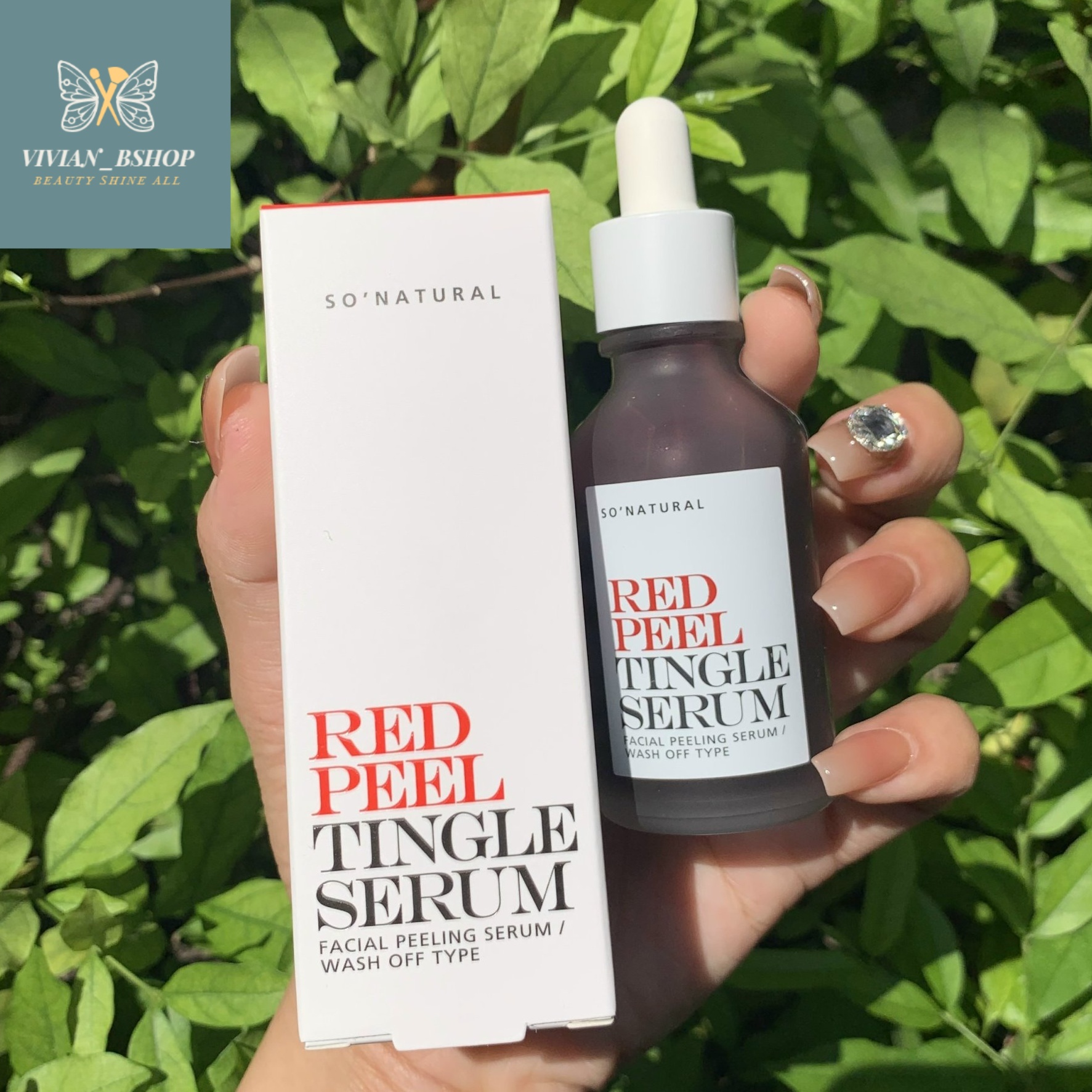 Tinh chất tái tạo da so natural red peel tingle serum 35ml