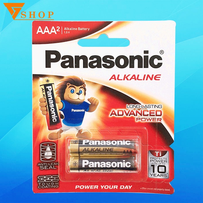 Pin panasonic aaa alkaline, pin đũa lr03t/ 2b