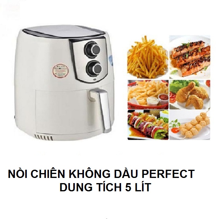 Nồi Chiên Không Dầu Perfect THƯƠNG HIỆU MỸ 5 Lít