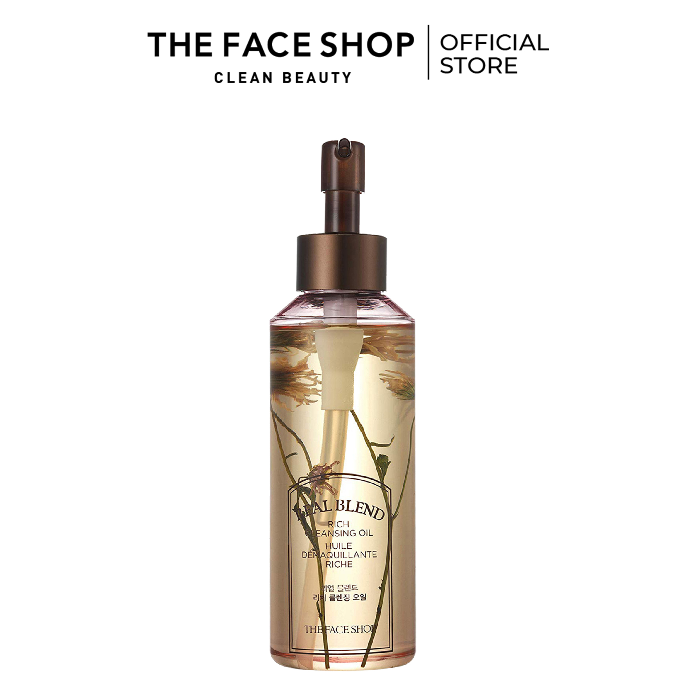 Dầu Tẩy Trang Cung Cấp Ẩm Real Blend Rich Cleansing Oil 225ml